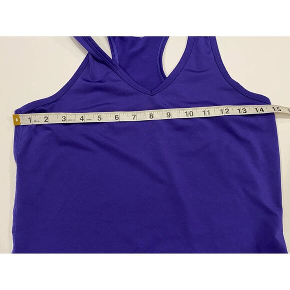 Under Armour Women's Indigo Athletic Racerback Tank Size Small - Picture 8 of 8